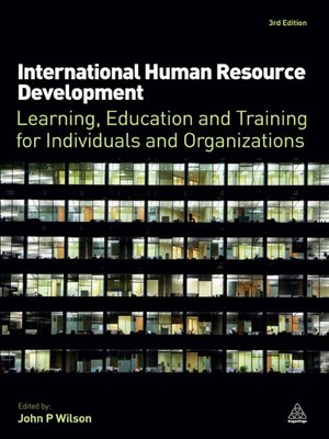 cover image of International Human Resource Development